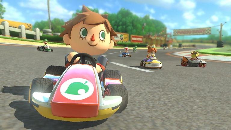 Animal Crossing: New Horizons: un jugador recrea un circuito de Mario Kart 8