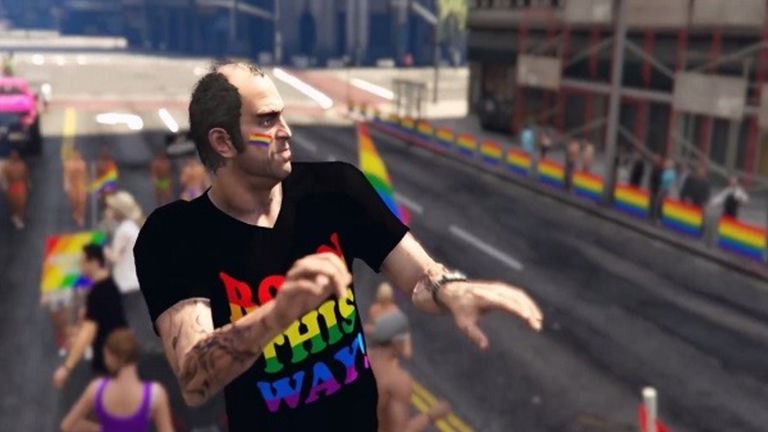 Grand Theft Auto V incorpora el Día del Orgullo Gay en su nuevo mod para PC