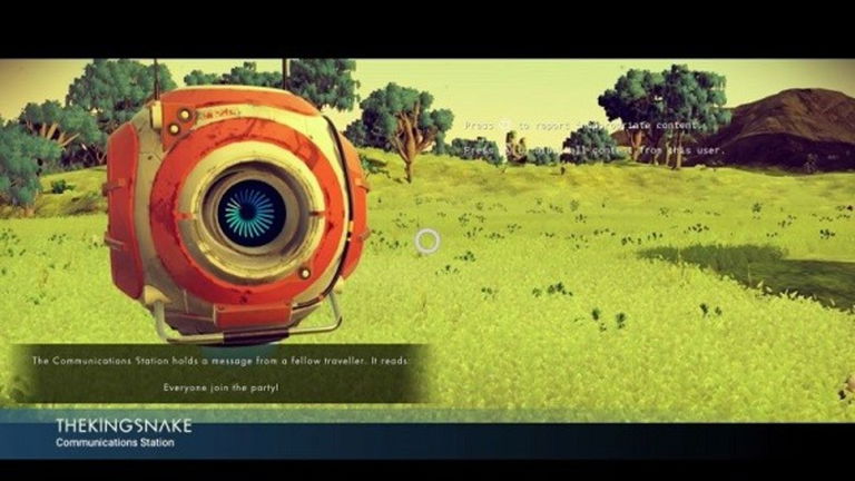 No Man's Sky: Los jugadores ya están encontrando mensajes de otros usuarios