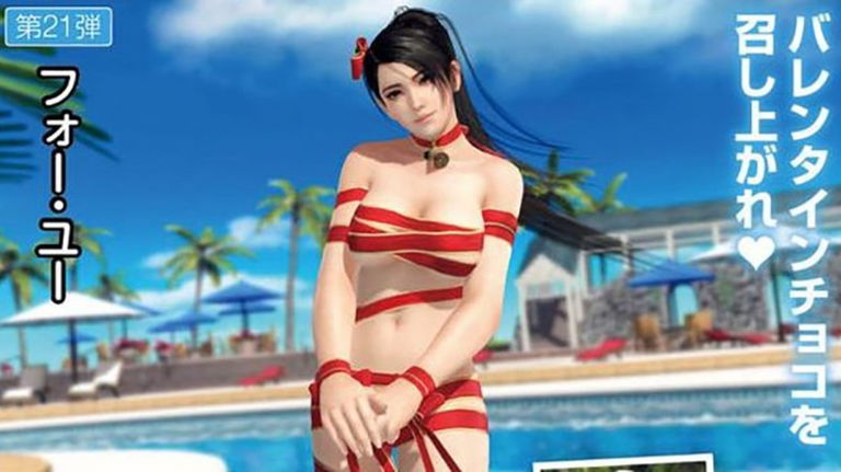 Dead or Alive Xtreme 3 presenta un polémico traje para San Valentín