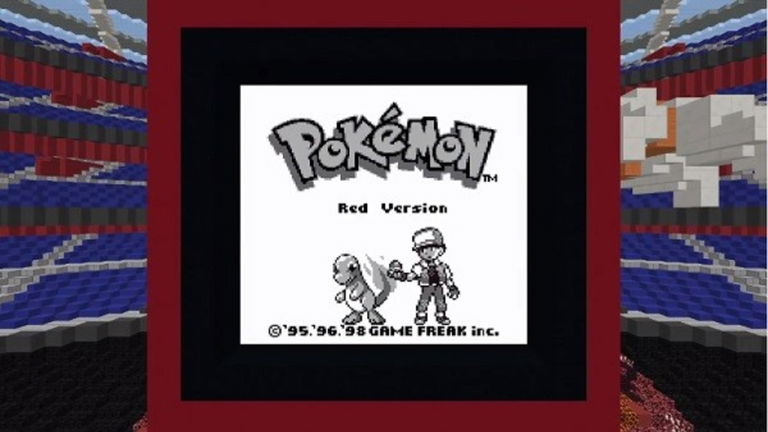 Minecraft permite jugar a Pokémon Rojo