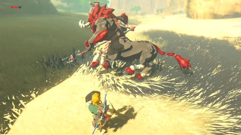 The Legend of Zelda: Breath of the Wild: Vencen a uno de sus enemigos más poderosos con una estantería