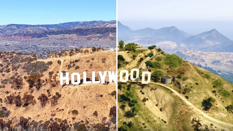 Grand Theft Auto V: Comparan Los Santos con Los Ángeles mediante Google Earth