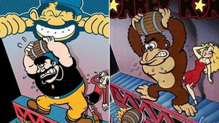 Donkey Kong y Mario tienen su origen en dos famosos personajes