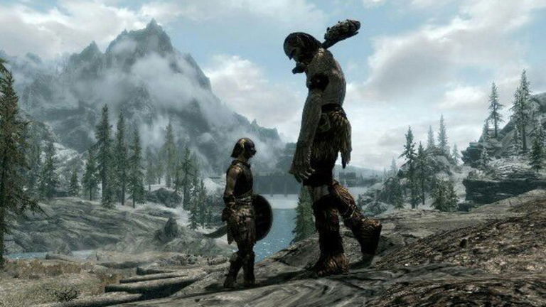 Skyrim revela en quién se basó para diseñar a los gigantes y la respuesta es sorprendente