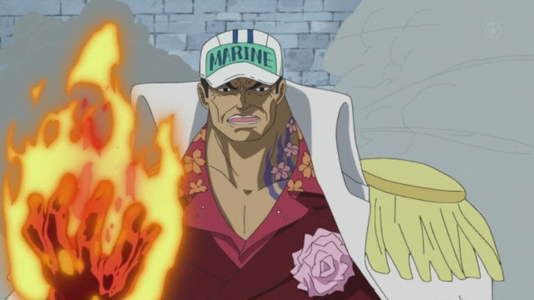 One Piece muestra el diseño original de Akainu