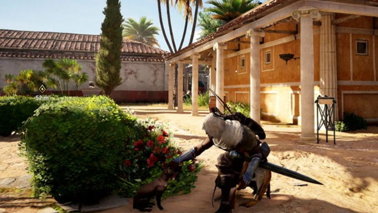 Assassin’s Creed Origins te volverá a dejar acariciar mascotas