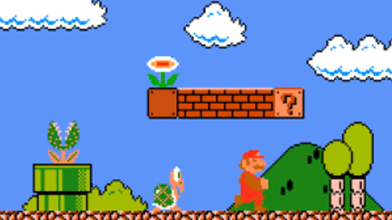 Así funciona Super Mario Bros. en una tele de tubo a cámara súper lenta
