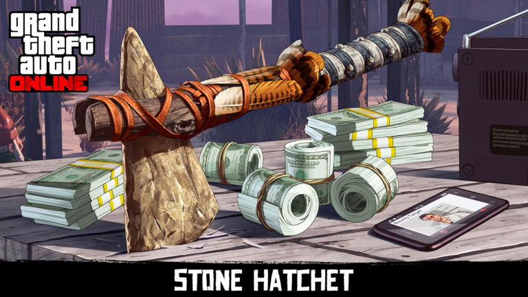 Cómo conseguir el hacha de piedra de Red Red Redemption 2 en GTA Online