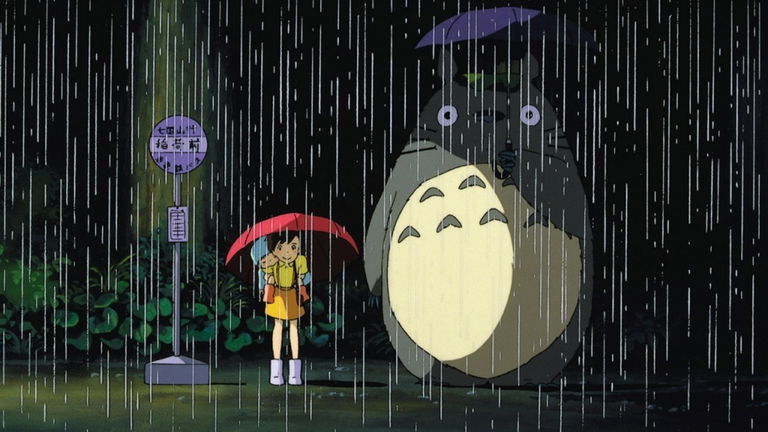 Explicada la identidad de la misteriosa niña que aparece en el póster de Mi Vecino Totoro