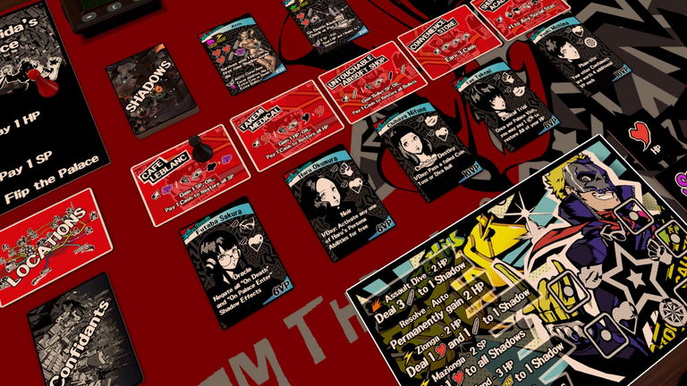 Persona 5 tiene un juego de mesa hecho por fans y es genial
