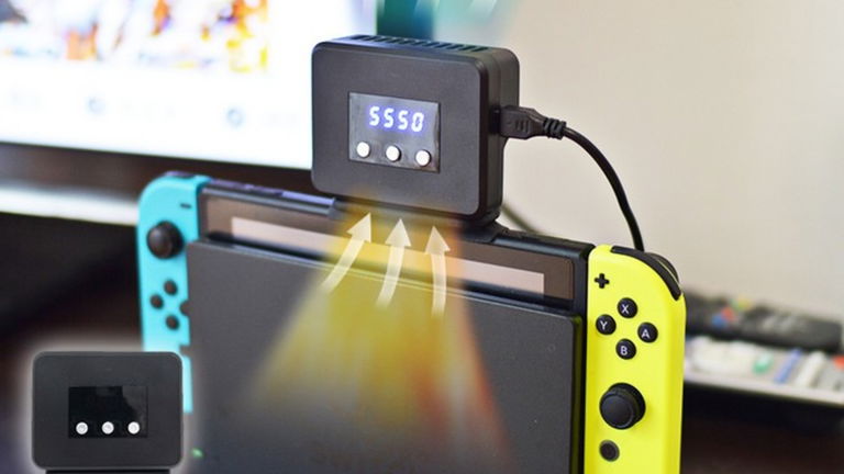Lanzan en Japón un ventilador para refrigerar tu Nintendo Switch