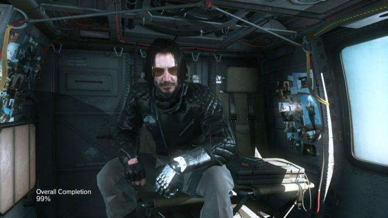 Un mod permite jugar como Keanu Reeves en Metal Gear Solid V