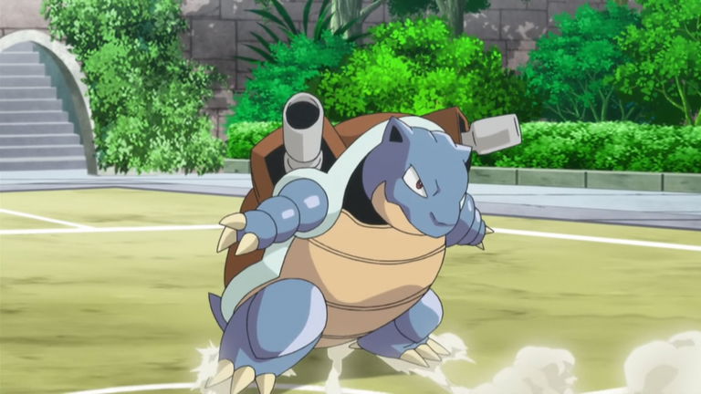Fusiona a la perfección Pokémon con Monster Hunter con un genial diseño de Blastoise