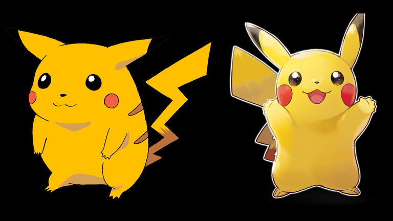 La evolución del diseño de Pikachu: de ratón con sobrepeso a estrella del anime