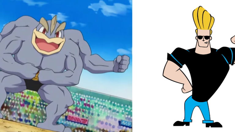 Este crossover entre Machamp y el mítico Johnny Bravo es lo mejor que verás esta semana