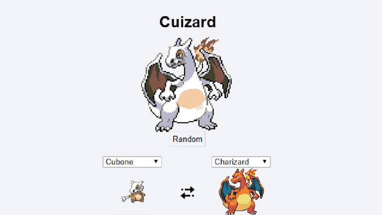 Cómo se creó la hilarante página web que fusiona Pokémon