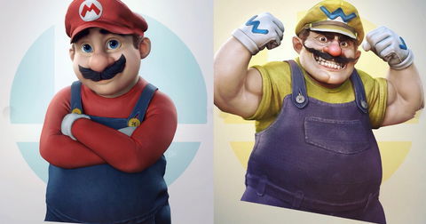 Estas geniales versiones realistas de Super Mario son obra del diseñador de God of War