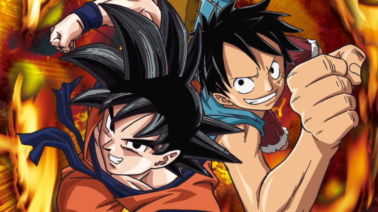 Así se ven Goku y Luffy diseñados en pixel art