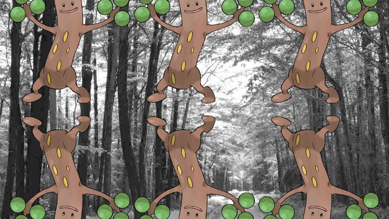 Una vez te des cuenta del diseño escondido en los árboles Pokémon no podrás dejar de verlo
