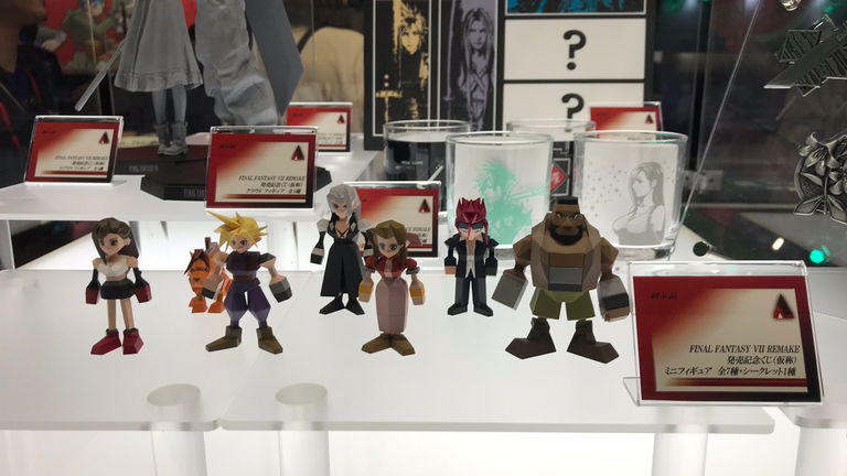 Final Fantasy VII Remake presenta unas geniales figuras de sus protagonistas en formato poligonal
