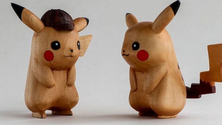 Estos Pokémon tallados en madera son toda una obra de arte