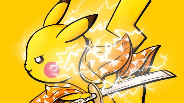 Pokémon y Demon Slayer se une en estas geniales ilustraciones