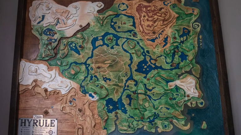 Un seguidor de The Legend of Zelda: Breath of the Wild invierte 65 horas en recrear su mapa a mano