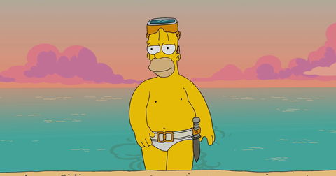 Esta foto de una nube con forma de Homer Simpson se ha hecho viral por motivos obvios