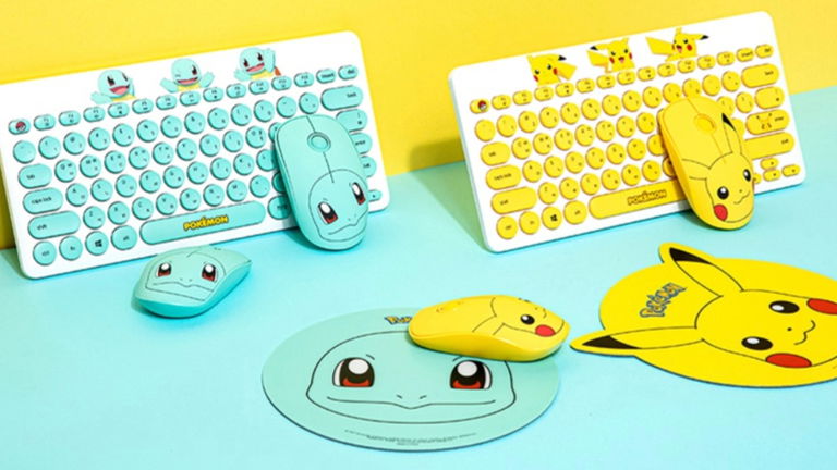 Tu escritorio necesita estos teclados de Squirtle y Pikachu y lo sabes