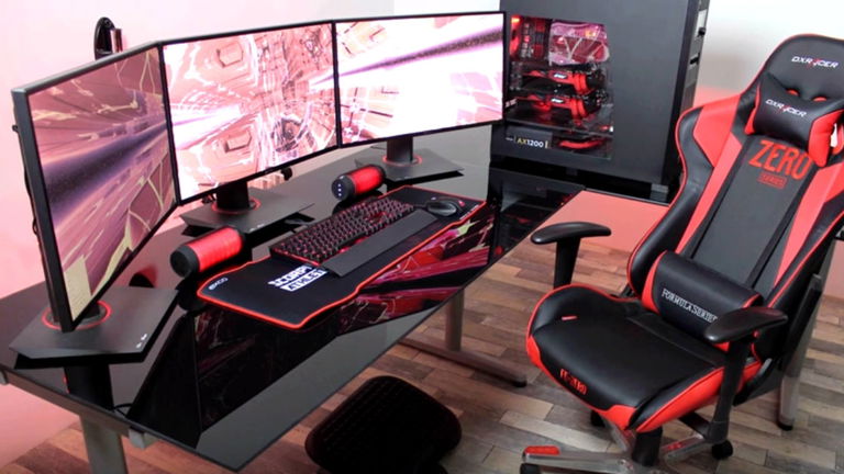 Alguien en Internet está intentando vender una silla de oficina pintada de rojo como silla gaming