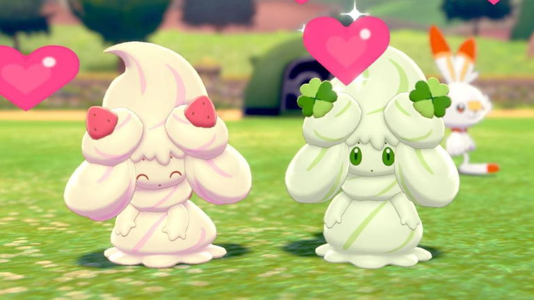 Cómo evolucionar a Milcery en Alcrémie en Pokémon Espada y Pokémon Escudo