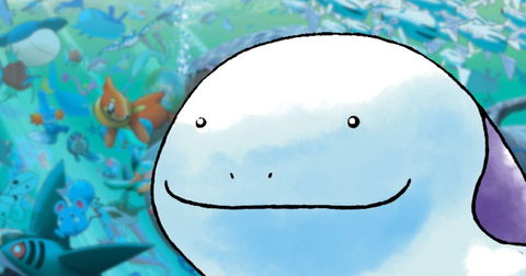 El Pokémon Quagsire tenía una pequeña variación en su cola en el diseño original