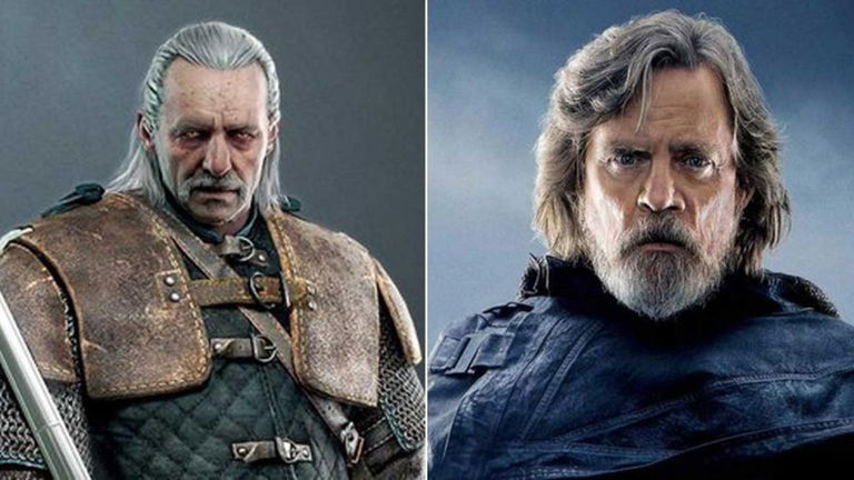 Así luciría Mark Hamill como Vesemir en la segunda temporada de The Witcher en Netflix
