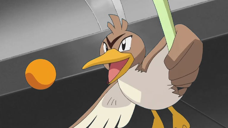 Aunque parezca sorprendente Farfetch'd está basado en un pato que lleva puerros