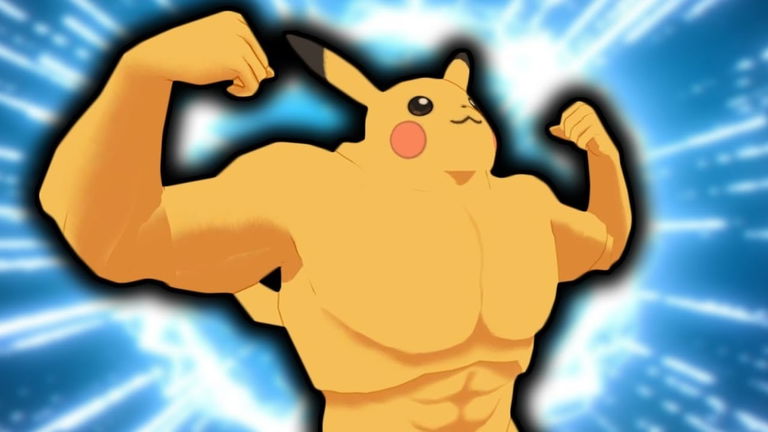 Esta hilarante escultura Pokémon de un Pikachu "musculoco" ya es un éxito viral en redes