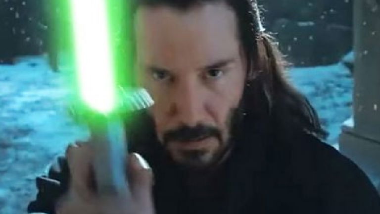 Keanu Reeves como Jedi de Star Wars es lo que necesitas y no lo sabías