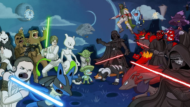Un fan imagina a los personajes de Star Wars como si fueran Pokémon