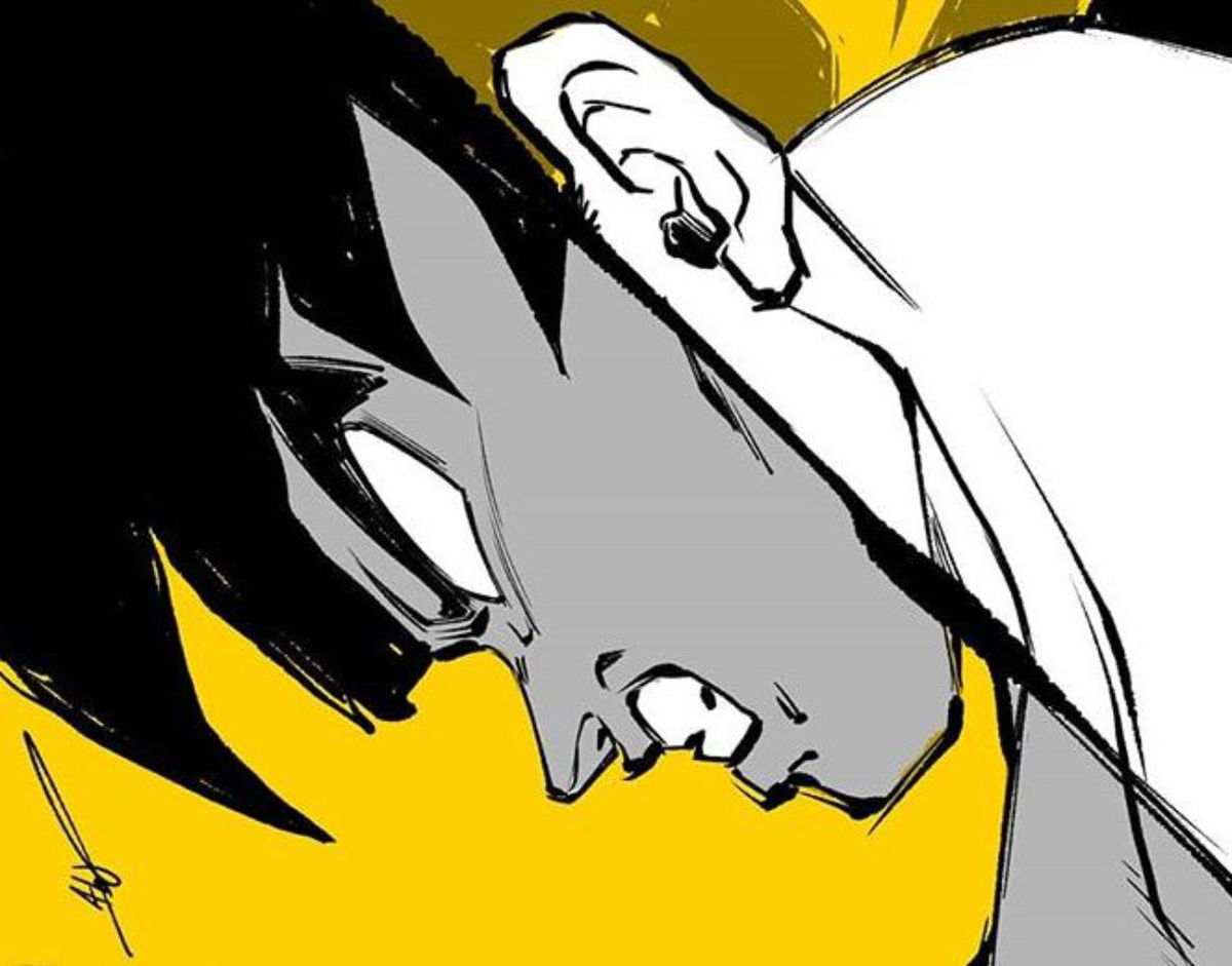 Este fan art de Goku es toda una obra de arte