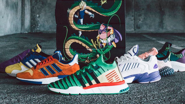 Este es el genial efecto que solo podrás ver si tienes los 7 pares de zapatillas oficiales de Dragon Ball