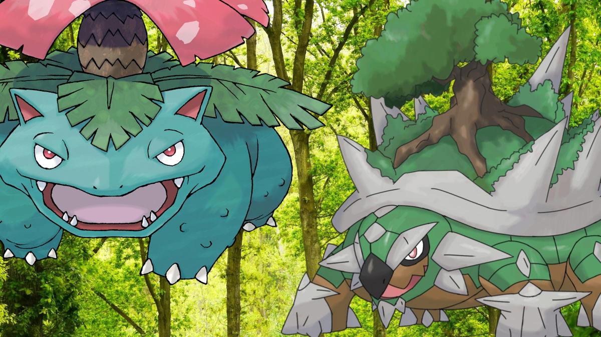Así sería la fusión Pokémon perfecta entre Venusaur y Torterra