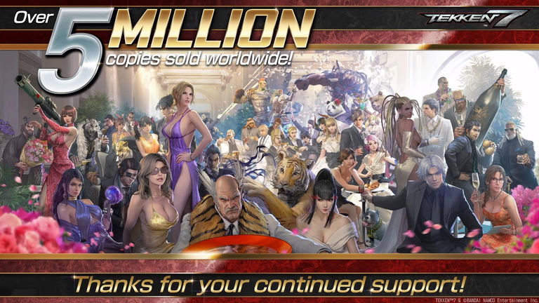 Tekken 7 ha vendido más de 5 millones de copias, la serie completa se acerca a los 50 millones
