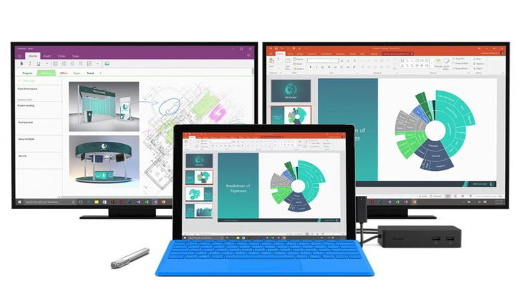 Surface Dock, un accesorio indispensable para convertir tu Surface Pro en un PC de escritorio