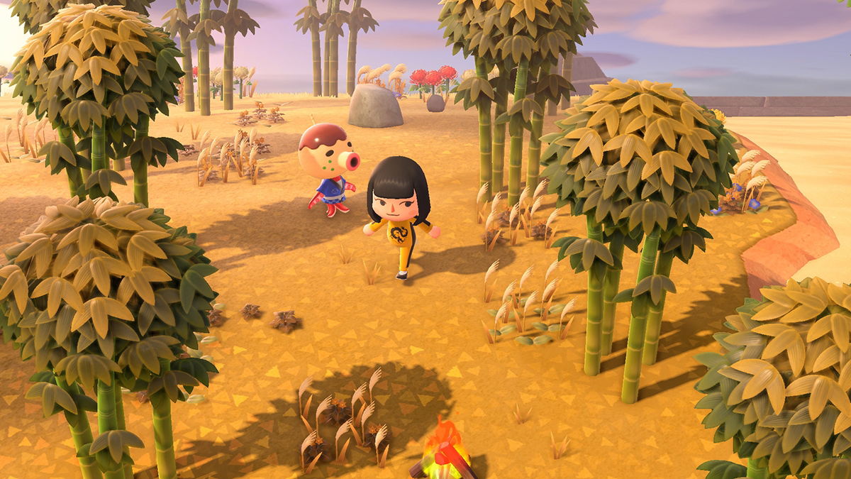Cómo conseguir bambú y plantarlo en tu isla en Animal Crossing New