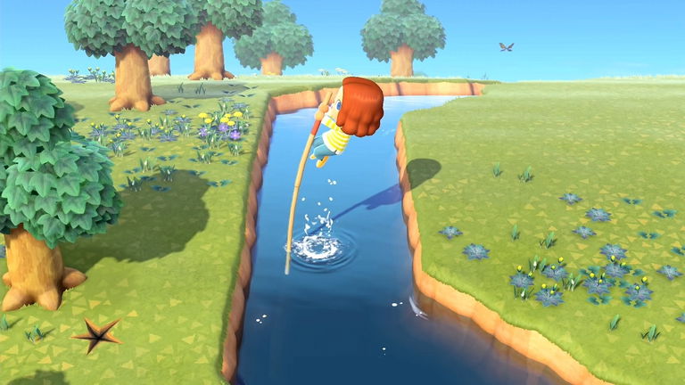 Cómo conseguir y construir la pértiga en Animal Crossing: New Horizons