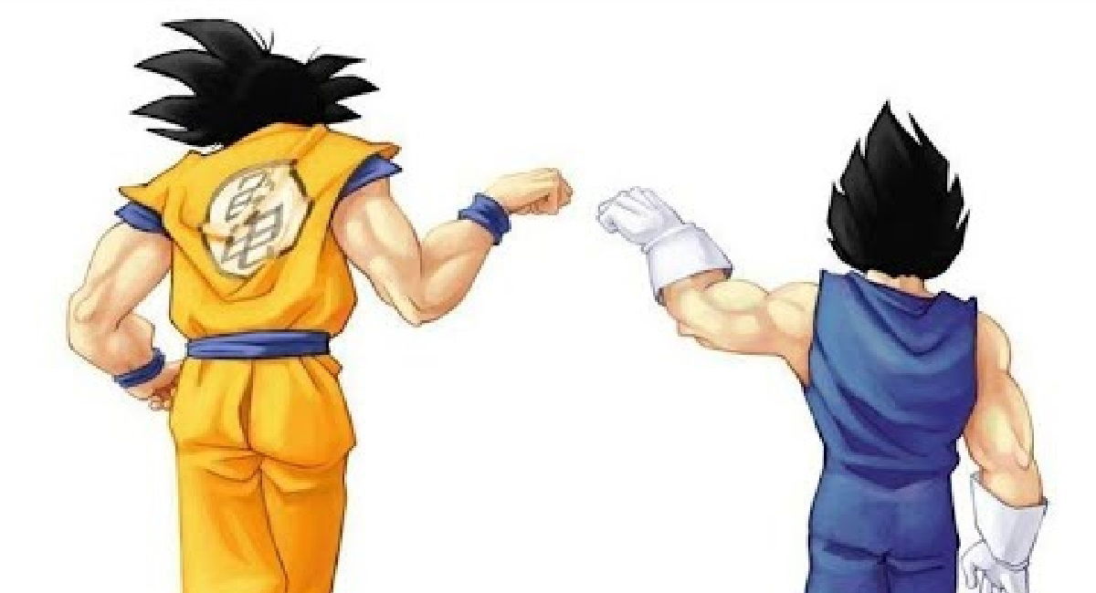 Dragon Ball y la amistad de Goku y Vegeta en un mismo tatuaje Dragon Ball y la amistad de Goku y Vegeta en un mismo tatuaje