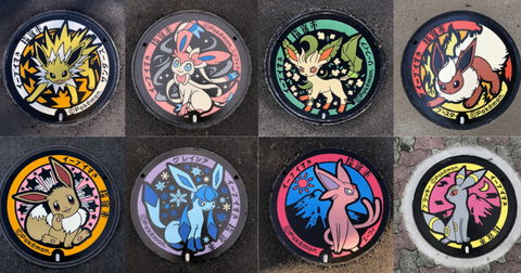 Presentadas en Japón toda una nueva serie de tapas de alcantarilla Pokémon (sí, has leído bien)