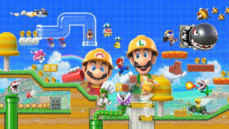 Super Mario Maker 2 se actualiza con nuevas funciones que permiten generar mundos de hasta 8 niveles