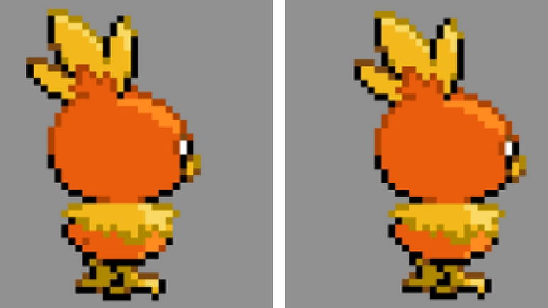 ¿Por qué los Torchic macho tienen un punto en el trasero?