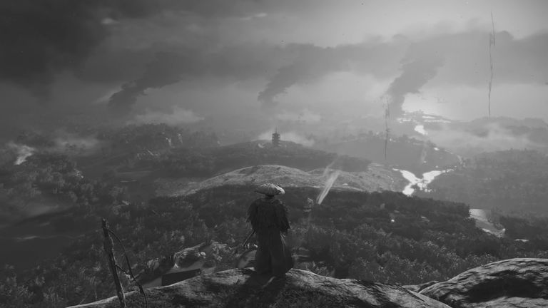 El modo en blanco y negro de Ghost of Tsushima ayudó a que fuera más accesible